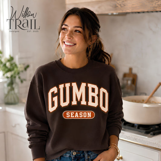 Gumbo Season Retro Cajun Sweatshirt
