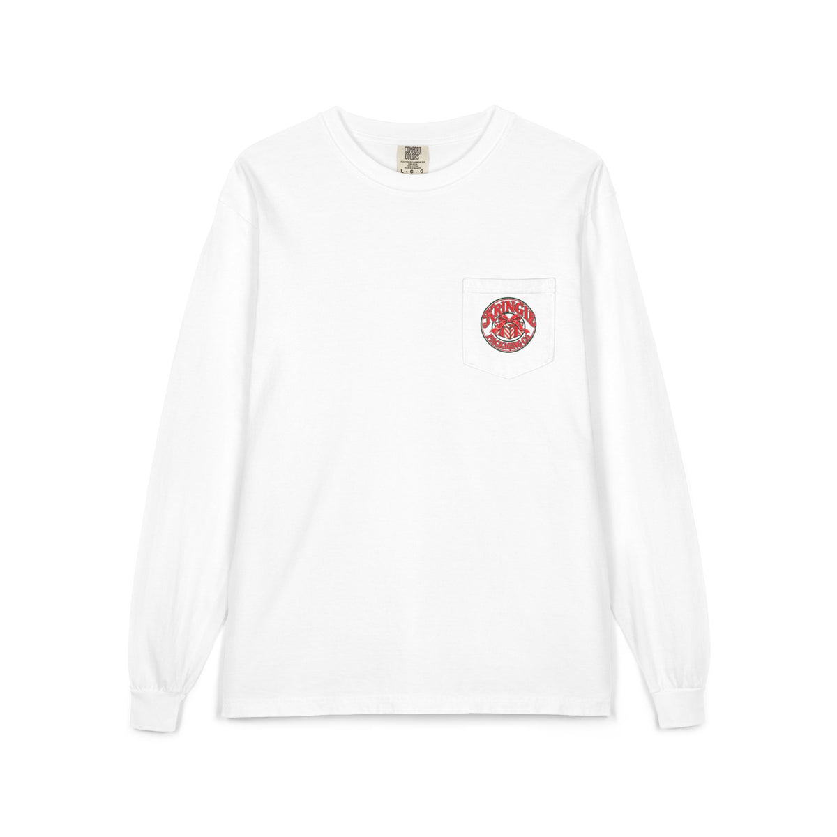 Kringle Packaging Co. Christmas Long Sleeve Pocket Tee