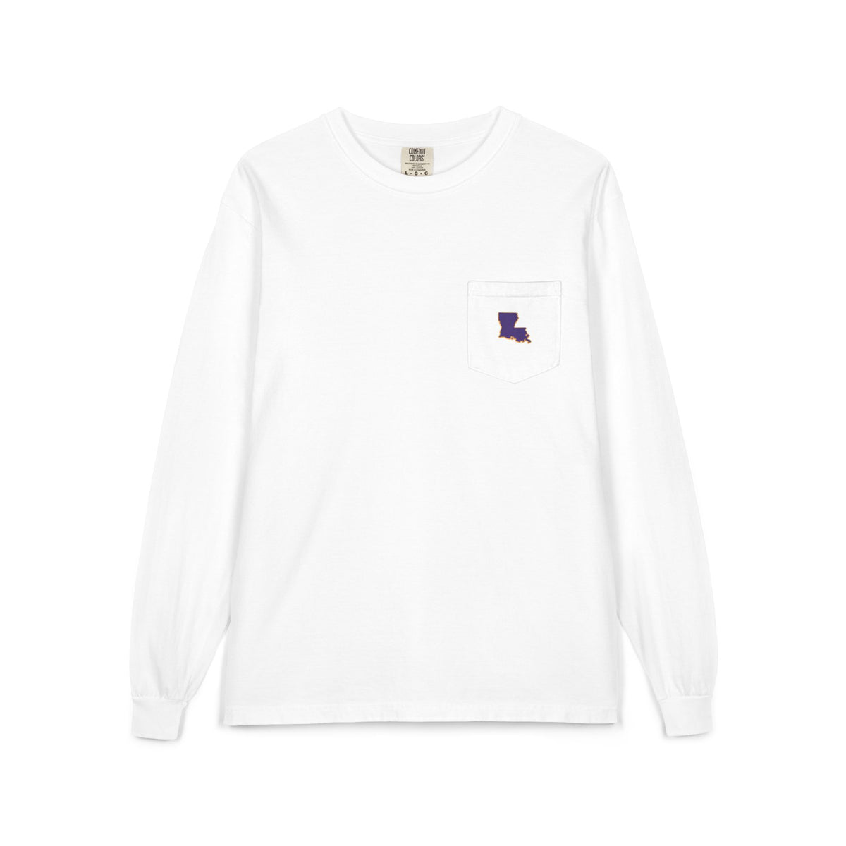 Louisiana Bayou Sunset Long Sleeve Pocket Tee