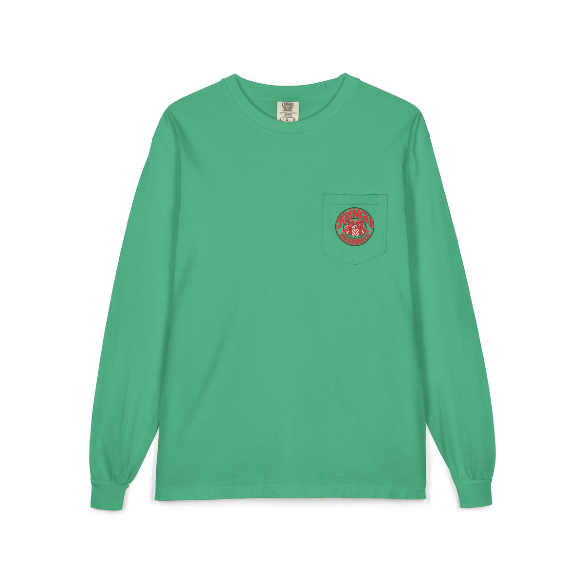 Kringle Packaging Co. Christmas Long Sleeve Pocket Tee