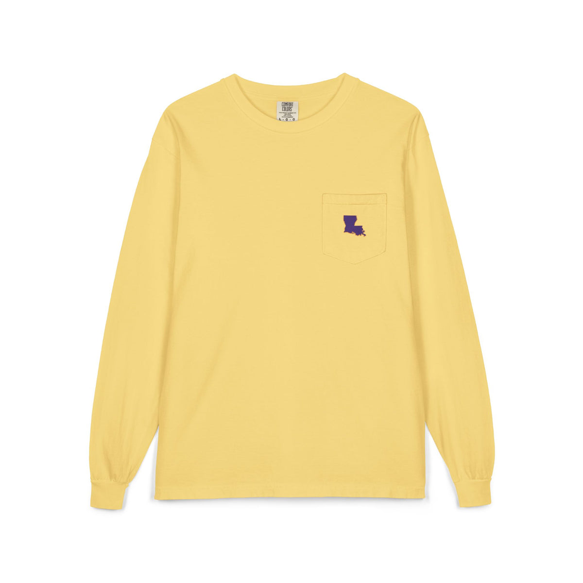 Louisiana Bayou Sunset Long Sleeve Pocket Tee
