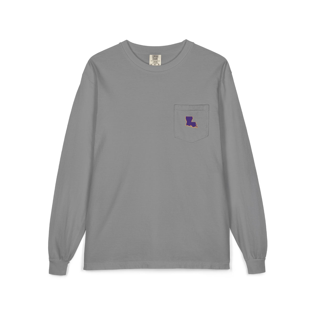 Louisiana Bayou Sunset Long Sleeve Pocket Tee